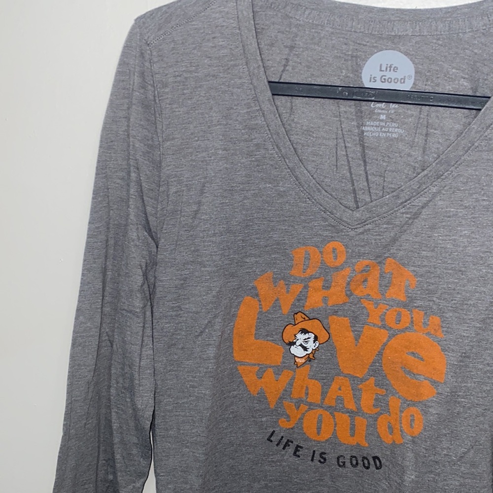 🎱Life is Good OSU Cowboys long sleeved tee! - Picture 1 of 8